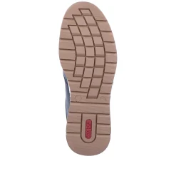 Rieker Herren Sneaker Low stahlblau-mokka