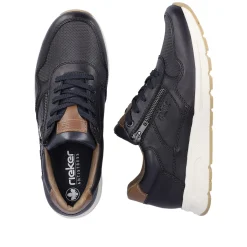 Rieker Herren Sneaker Low stahlblau