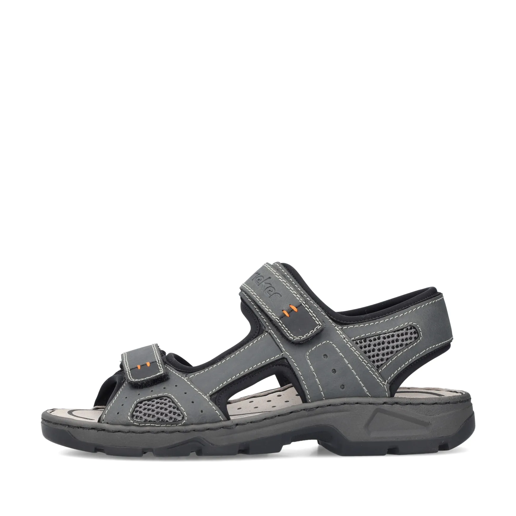Rieker Herren Trekkingsandalen dunkelgrau