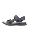 Rieker Herren Trekkingsandalen blaugrau