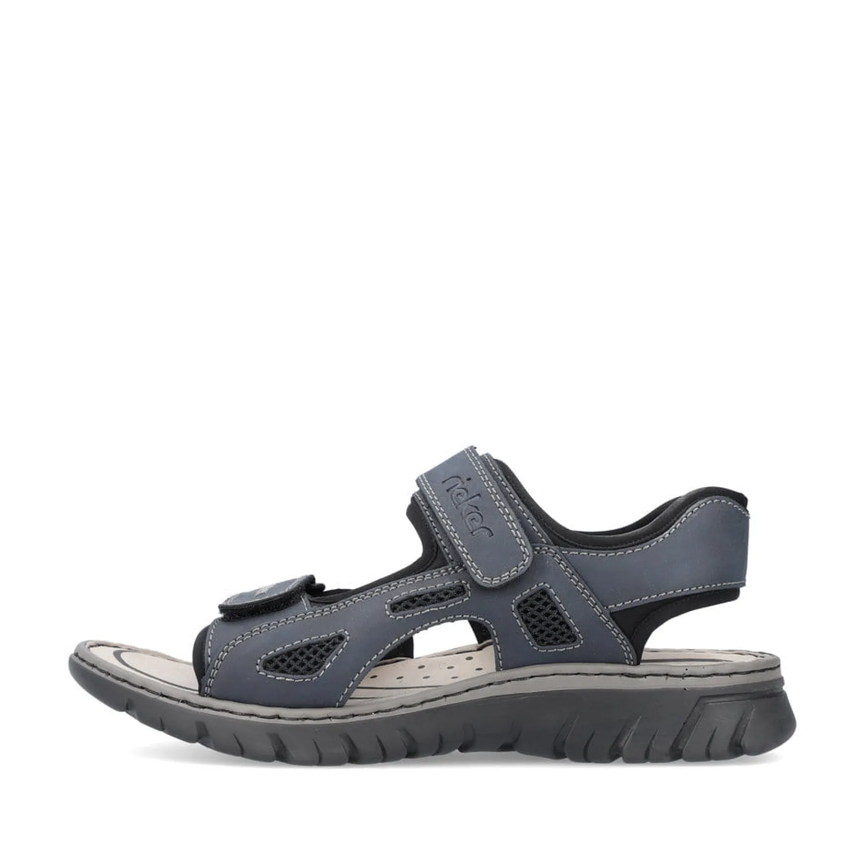Rieker Herren Trekkingsandalen blaugrau