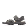 Rieker Herren Trekkingsandalen graphitschwarz