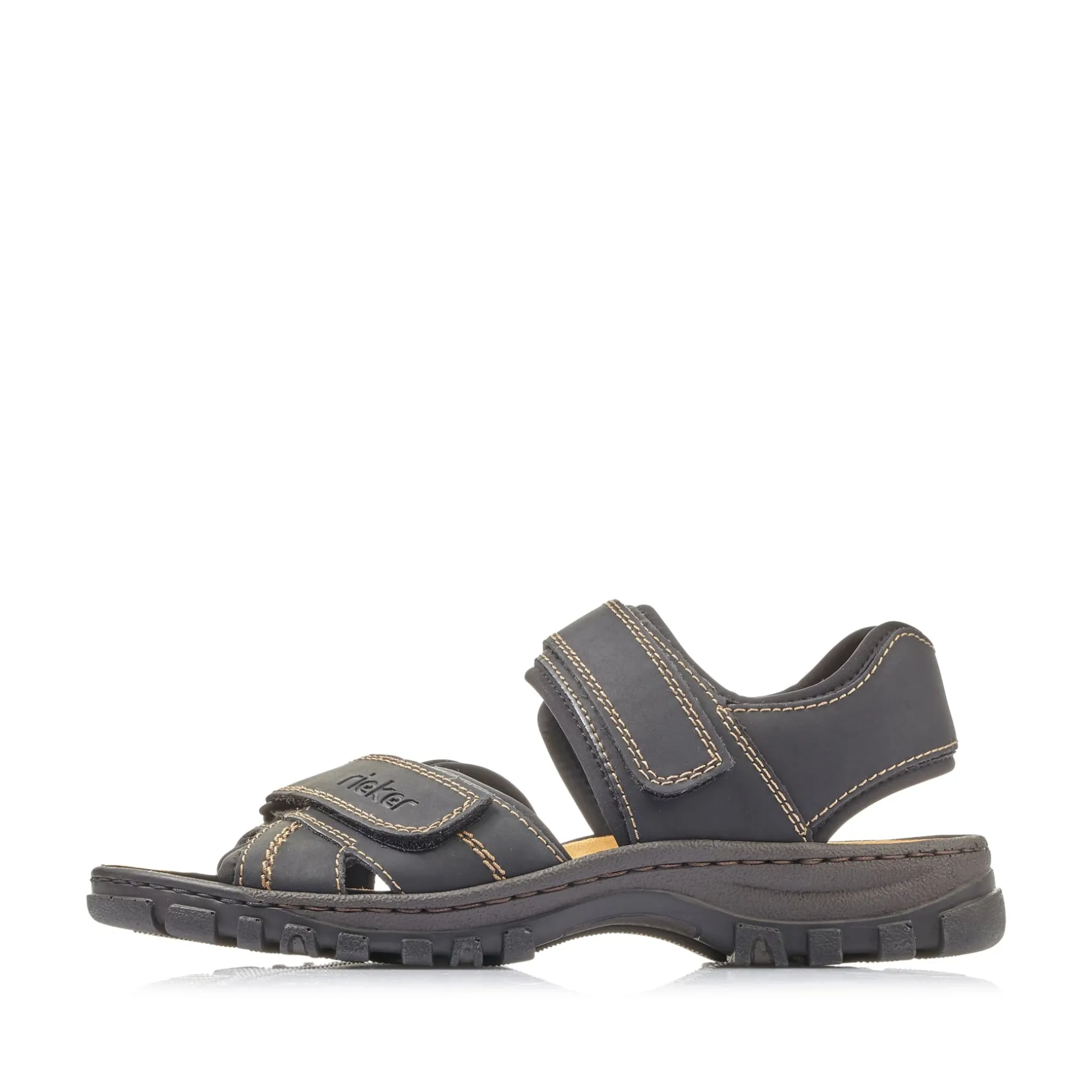 Rieker Herren Trekkingsandalen graphitschwarz