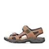 Rieker Herren Trekkingsandalen nussbraun