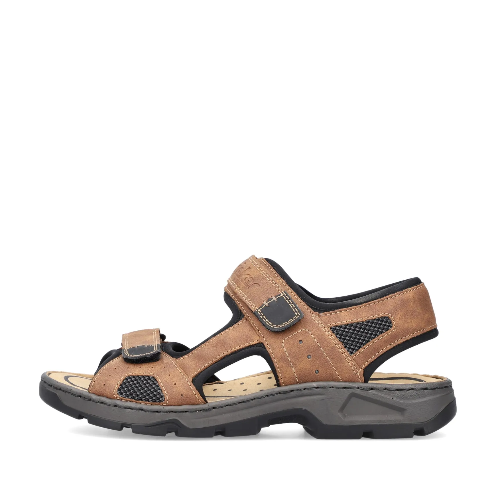 Rieker Herren Trekkingsandalen nussbraun