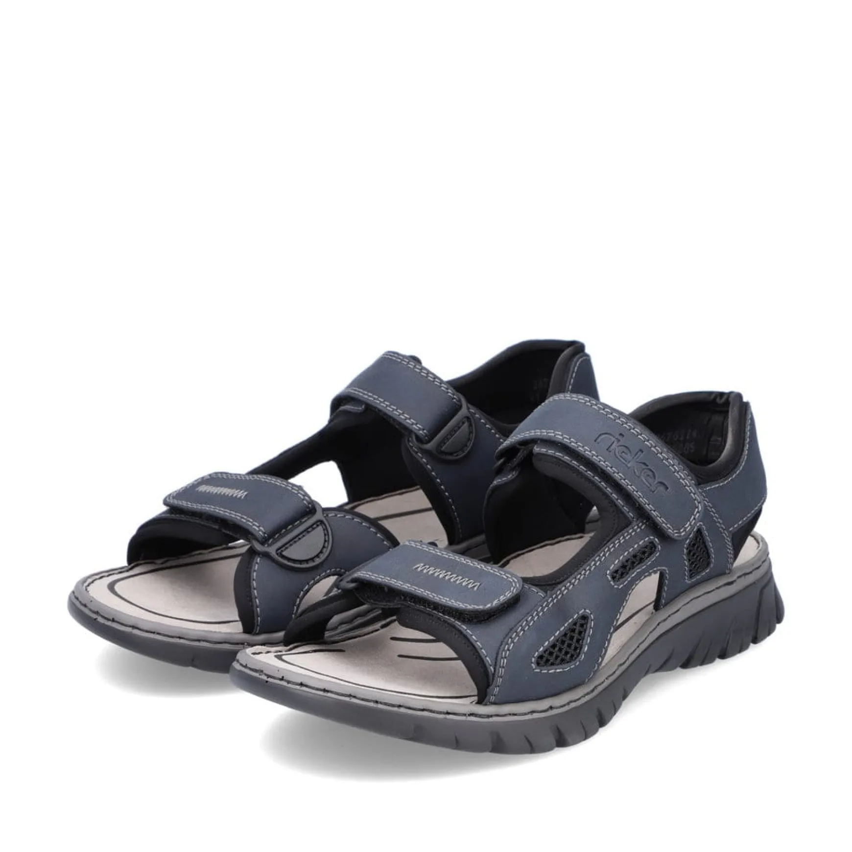 Rieker Herren Trekkingsandalen blaugrau
