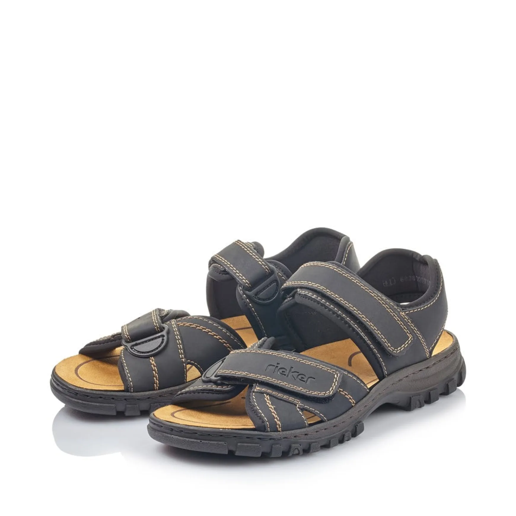 Rieker Herren Trekkingsandalen graphitschwarz