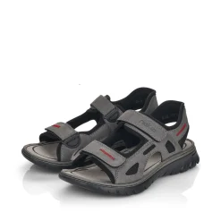 Rieker Herren Trekkingsandalen felsengrau