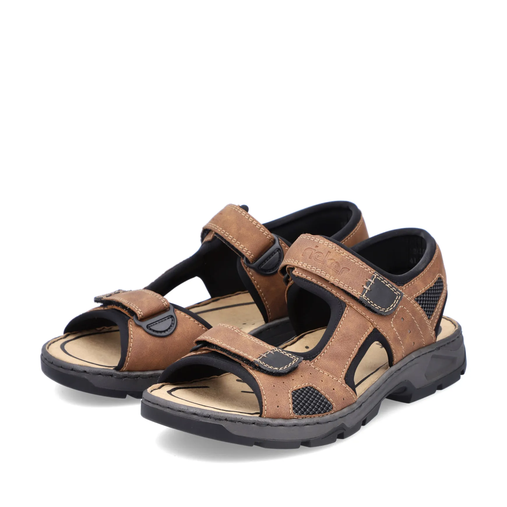Rieker Herren Trekkingsandalen nussbraun