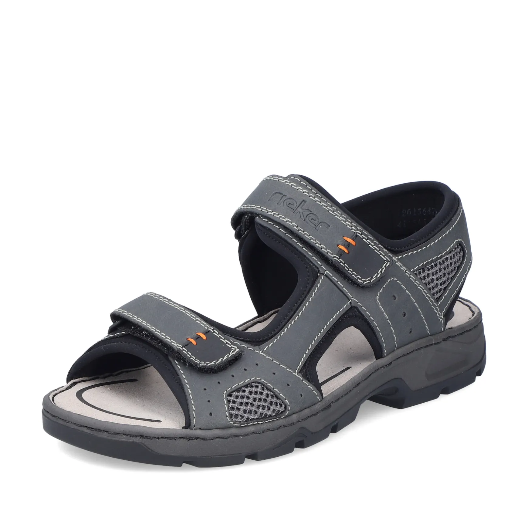 Rieker Herren Trekkingsandalen dunkelgrau