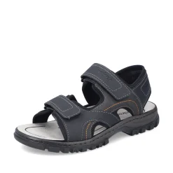 Rieker Herren Trekkingsandalen mitternachtsschwarz