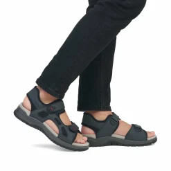 Rieker Herren Trekkingsandalen schieferblau