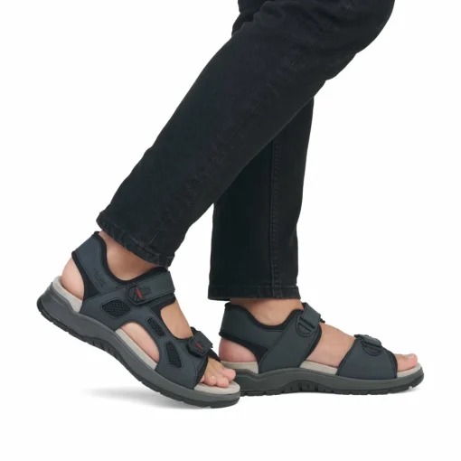 Rieker Herren Trekkingsandalen schieferblau