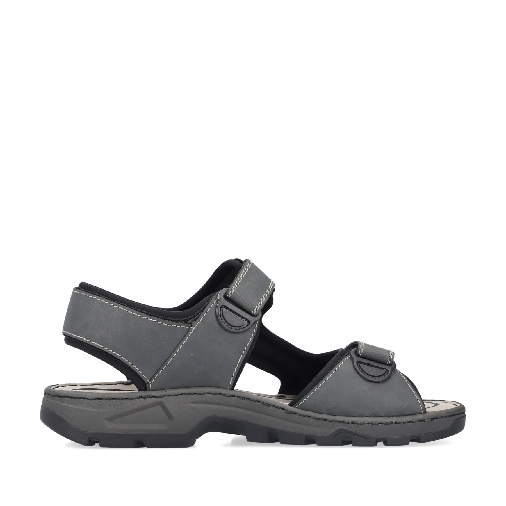 Rieker Herren Trekkingsandalen dunkelgrau