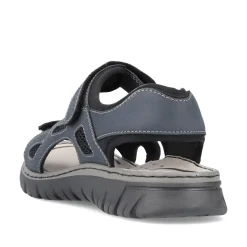 Rieker Herren Trekkingsandalen blaugrau