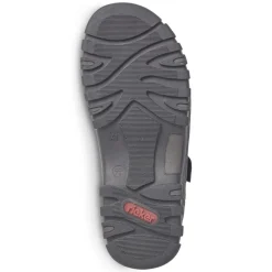 Rieker Herren Trekkingsandalen graphitschwarz