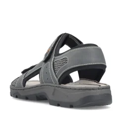 Rieker Herren Trekkingsandalen dunkelgrau