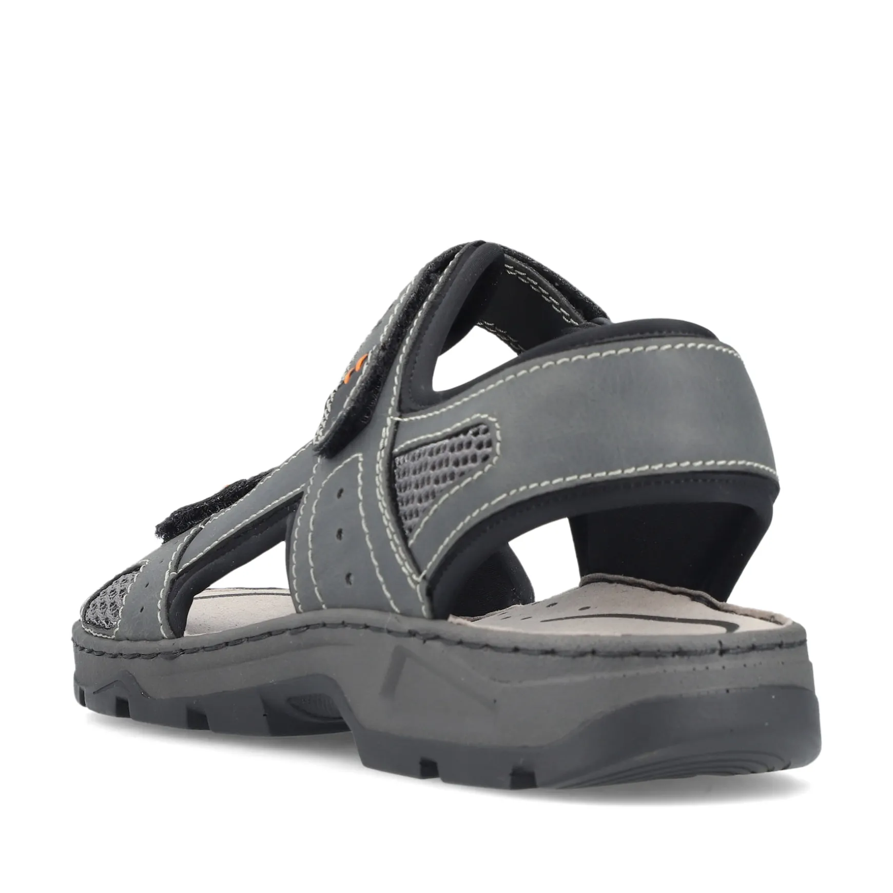 Rieker Herren Trekkingsandalen dunkelgrau