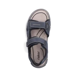 Rieker Herren Trekkingsandalen blaugrau