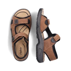Rieker Herren Trekkingsandalen nussbraun