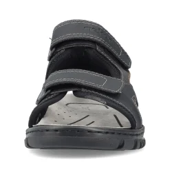 Rieker Herren Trekkingsandalen mitternachtsschwarz