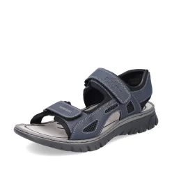 Rieker Herren Trekkingsandalen blaugrau