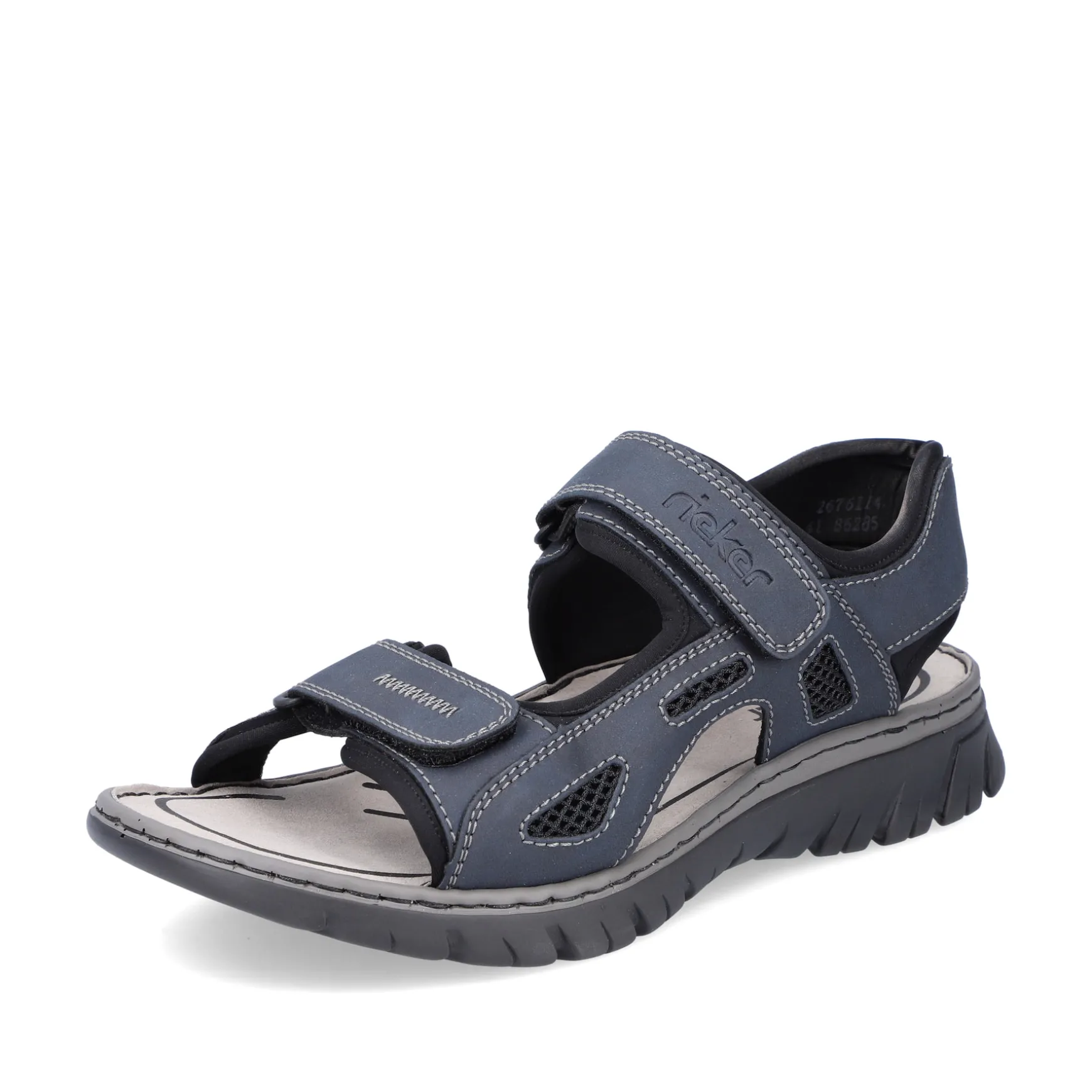 Rieker Herren Trekkingsandalen blaugrau
