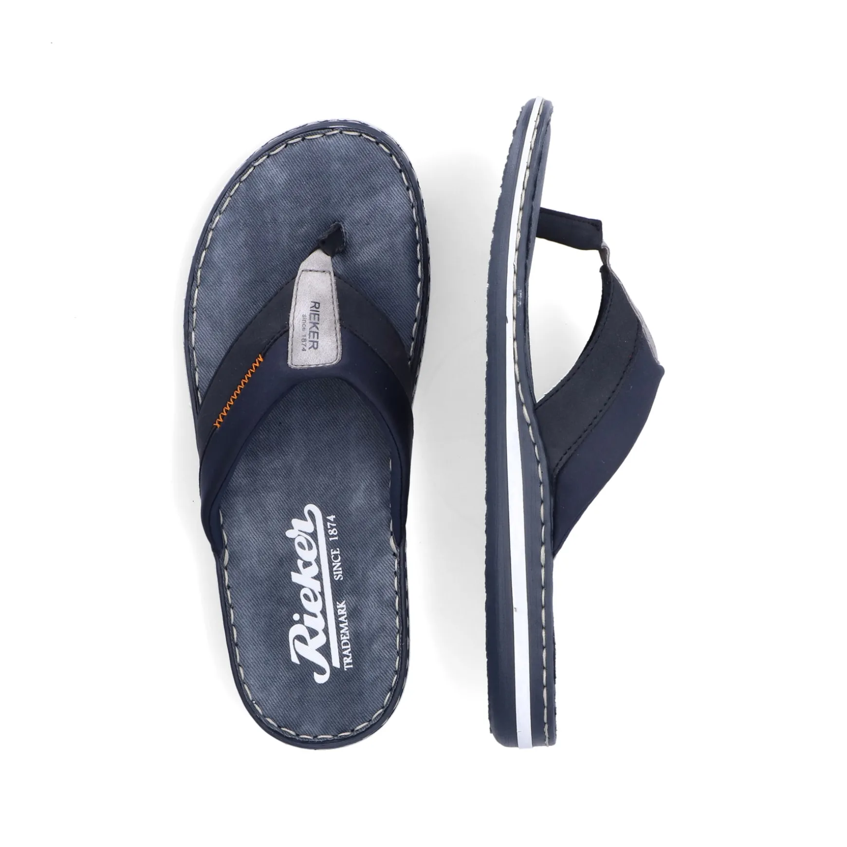 Rieker Herren Zehentrenner marineblau