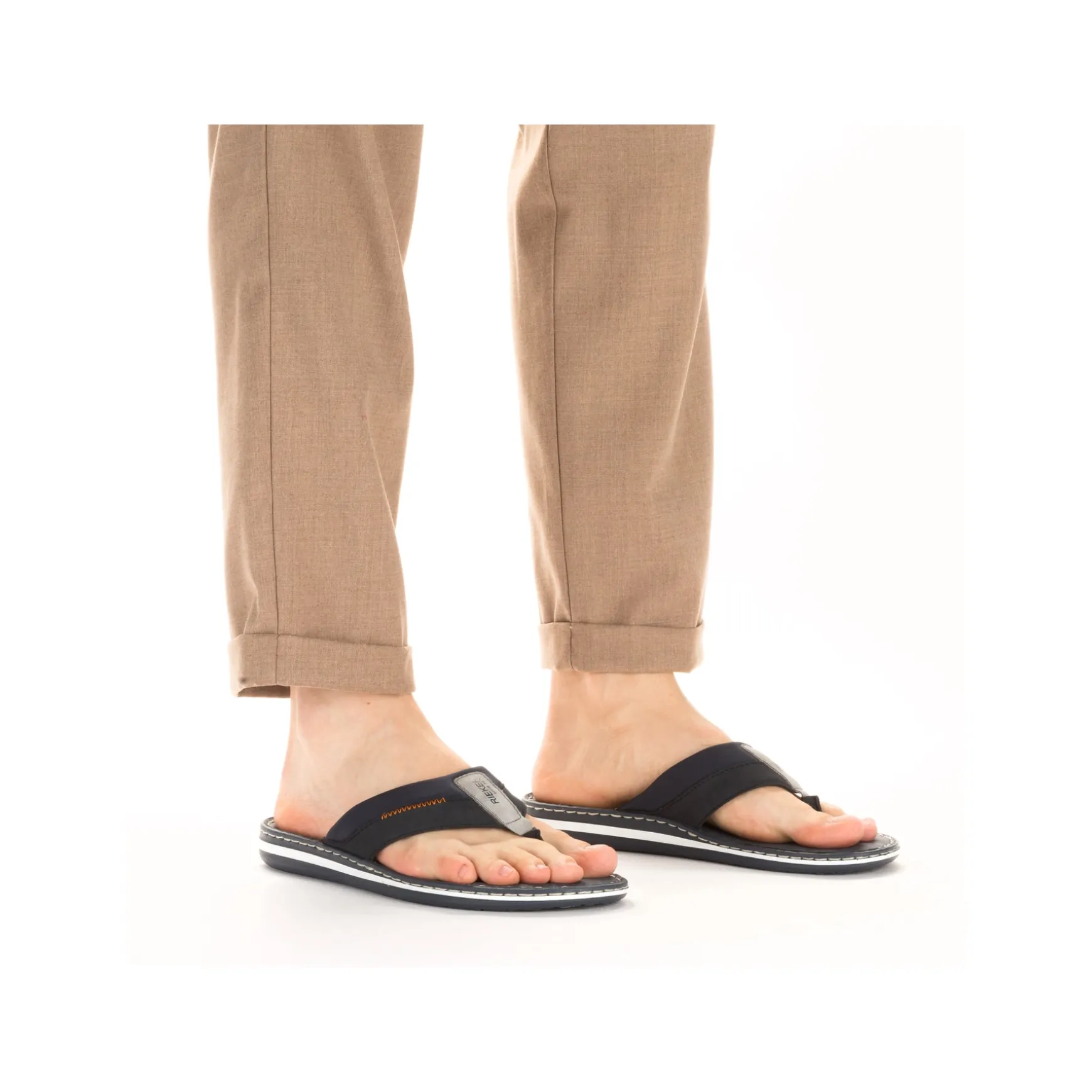 Rieker Herren Zehentrenner marineblau