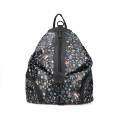 Rieker Rucksack schwarz-gemustert
